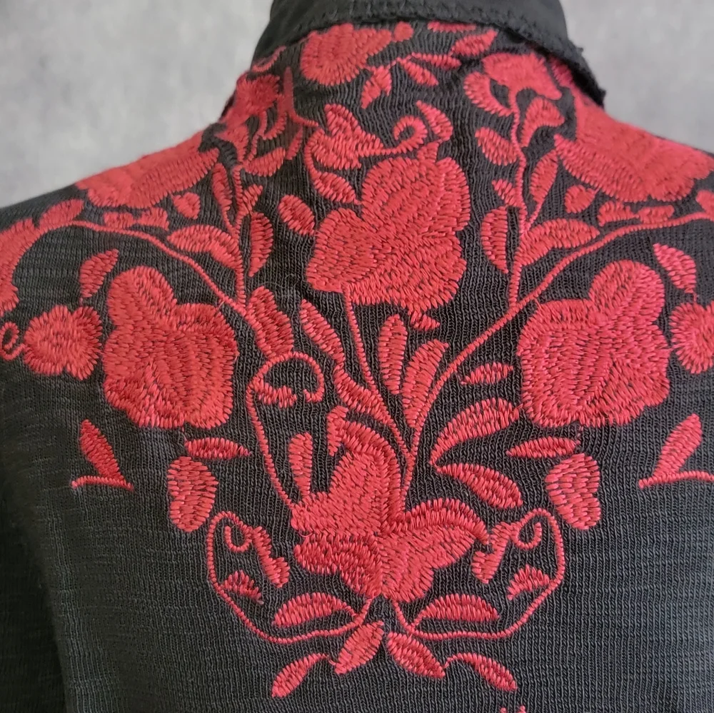 Cotton Embroidered Coat/Wrap/Jacket ☆ Boho - Picture 6 of 8